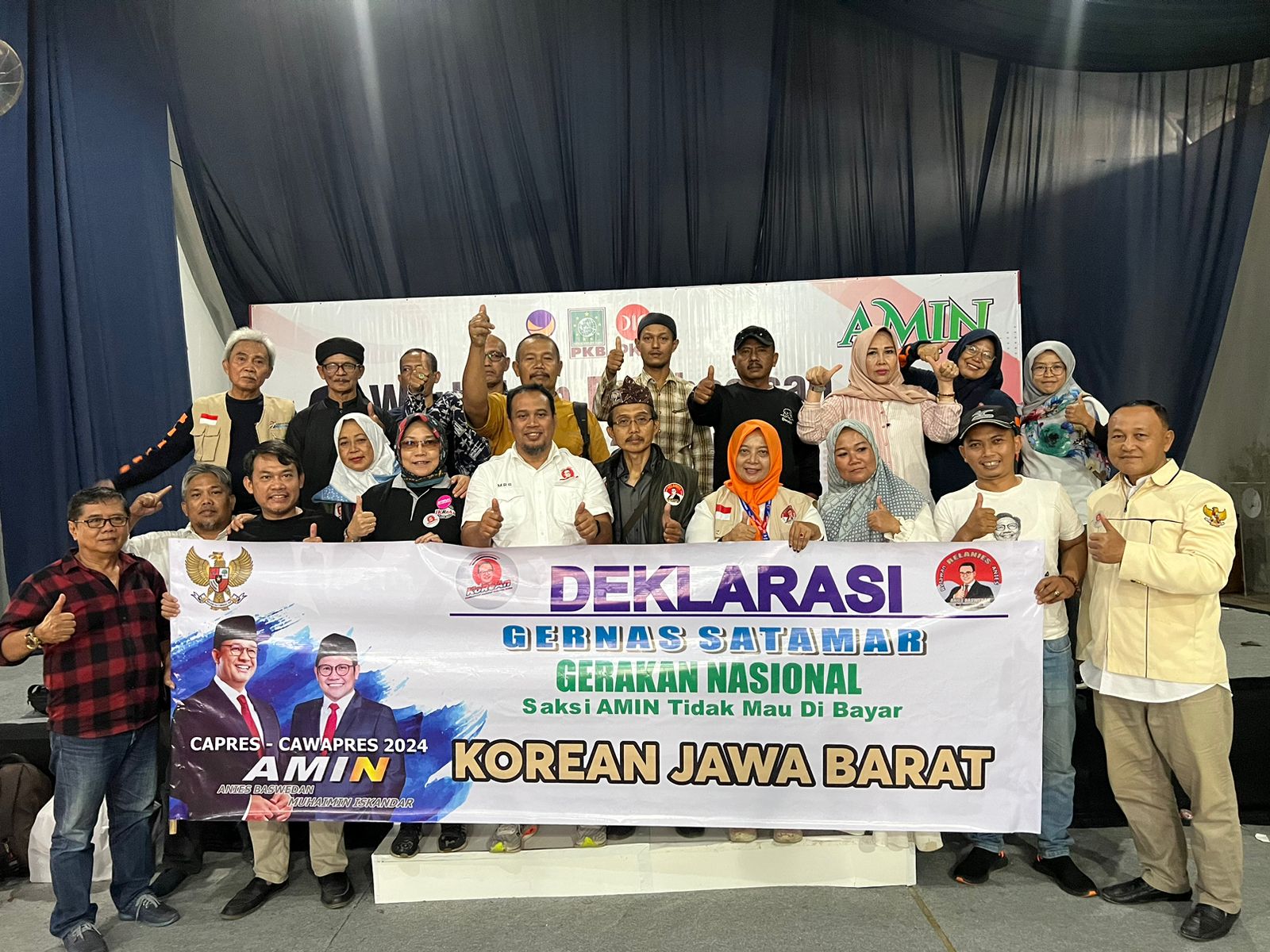 Terus Berlanjut Relawan KoReAn Jawa Barat Deklarasi Gerakan Nasional Saksi AMIN