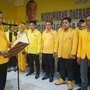 Lantik M. Irpan Ketua Golkar Enrekang, Taufan Pawe Optimis Pohon Beringin Kembali Berjaya