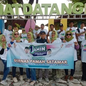 Mileanies Deklarasikan Siap Jadi Saksi AMIN Tak Dibayar Bersama Warga Lae-Lae