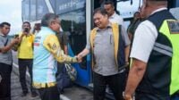 Tiba di Makassar, Taufan Pawe Dampingi Airlangga Hartarto Temui Gubernur dan Kepala Daerah se-Sulsel