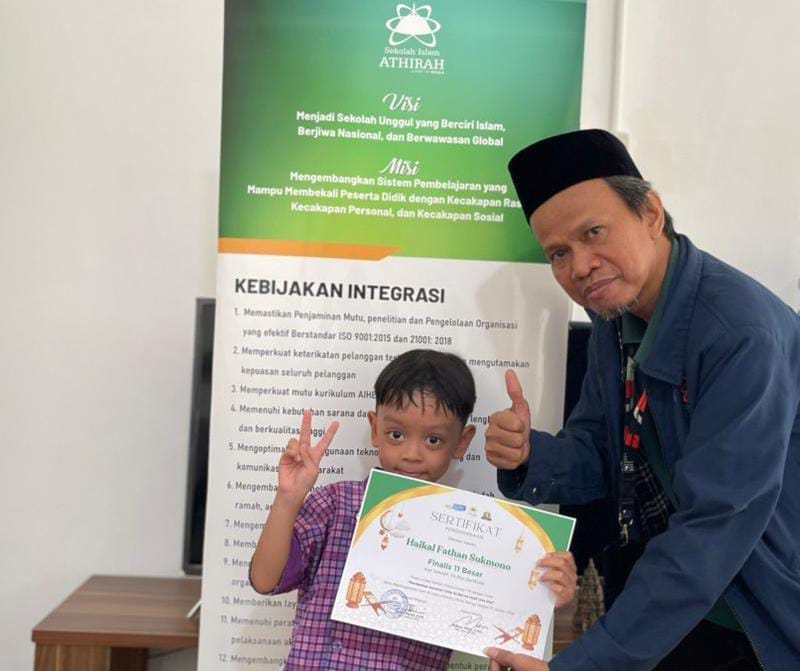 Cinta Al-Qur’an Sejak Dini, SD Islam Athirah 2 Gelar Lomba Tahfizh Online 2025